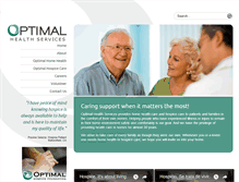 Tablet Screenshot of optimalcares.com
